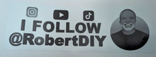 Load image into Gallery viewer, I follow/support Robert DIY stickers