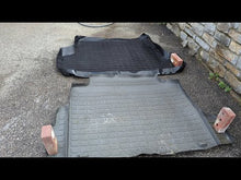 Load and play video in Gallery viewer, Cargo storage area rubber mat for trunk and rear of wagon. Volvo 850, S70, V70, P80 etc.