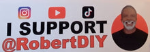 Load image into Gallery viewer, I follow/support Robert DIY stickers