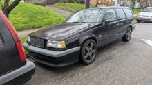 Load image into Gallery viewer, 1995 Volvo T-5R wagon, black.
