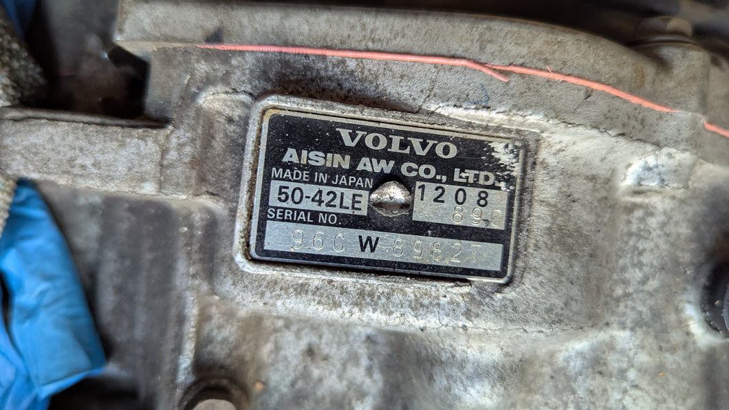 Transmission for sale, Aisin AW 50-42LE 4 speed from Volvo P80 car, 850, S70, V70 used